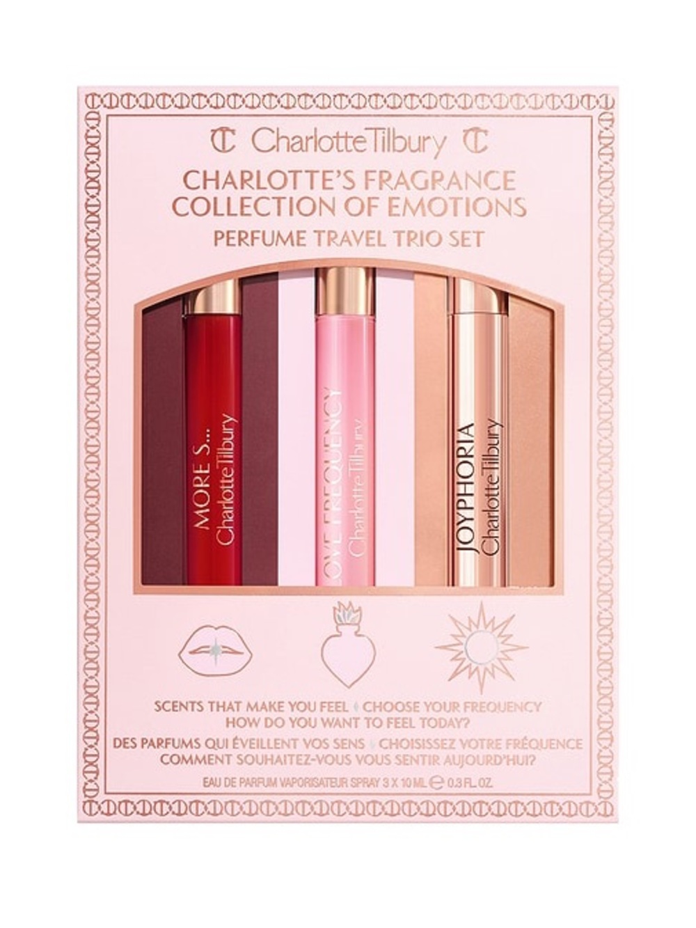Charlotte Tilbury Collection Of Emotions Travel Trio Set